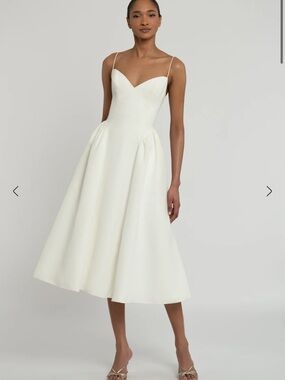 NWT Jenny Yoo Luella A-Line Midi Dress